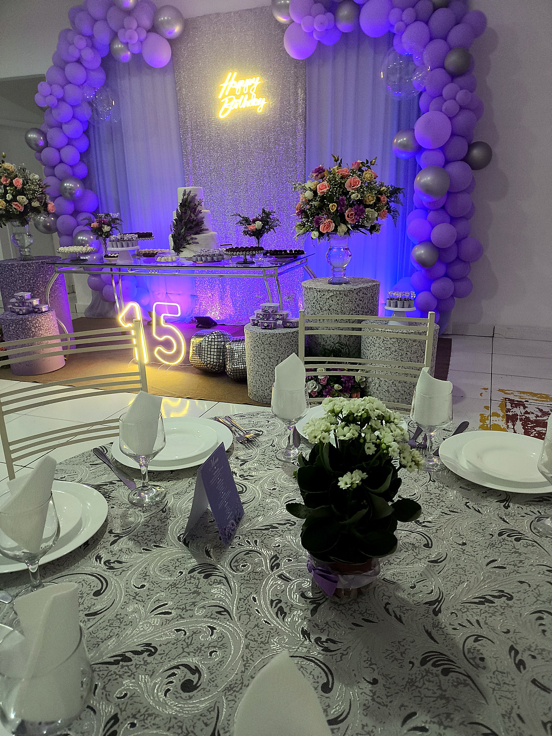 Salão de festa de 15 anos